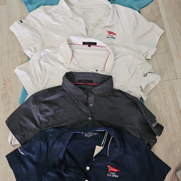 13 Ladies Golf Shirts  - Various Colors/ Logos - Mixed Med and Lg sizes - Picture 2 of 15